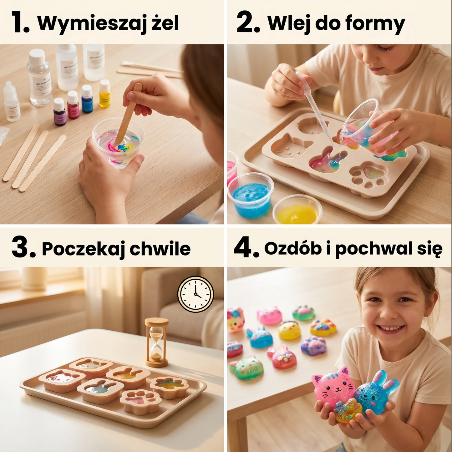 Strefa Squishy - Zestaw do samodzielnego tworzenia gniotków
