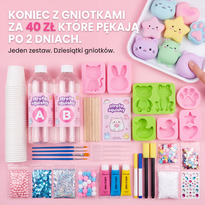Strefa Squishy - Zestaw do samodzielnego tworzenia gniotków