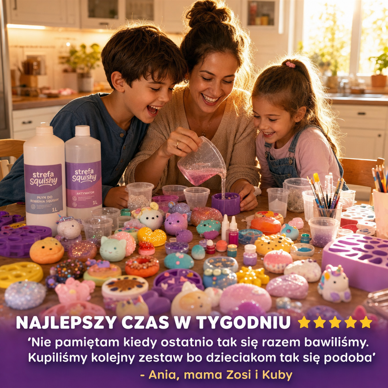 Strefa Squishy - Zestaw do samodzielnego tworzenia gniotków