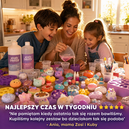 Strefa Squishy - Zestaw do samodzielnego tworzenia gniotków